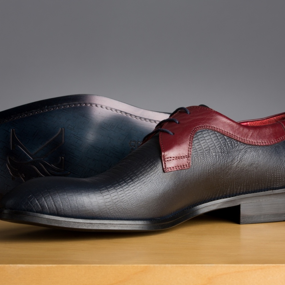 Brand new leather derby shoes.